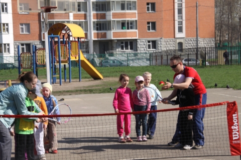 Теннис в детском саду № 474